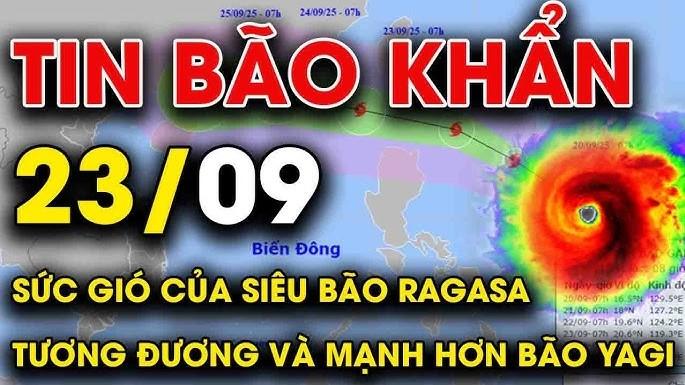 Bão Ragasa gây gió giật mạnh