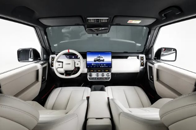 Bảng đồng hồ LCD và màn hình trung tâm của iCar Super V23