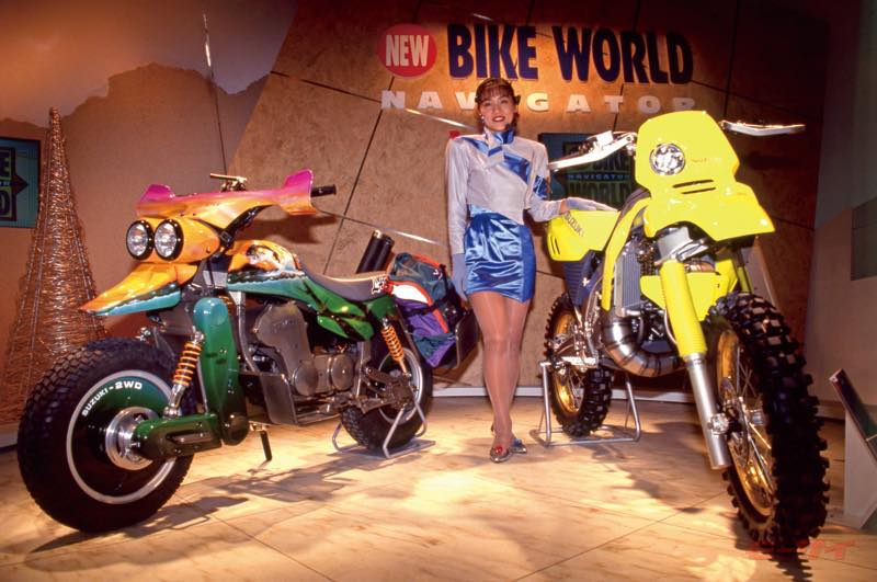 Không khí gian hàng Suzuki tại triển lãm Tokyo 1991