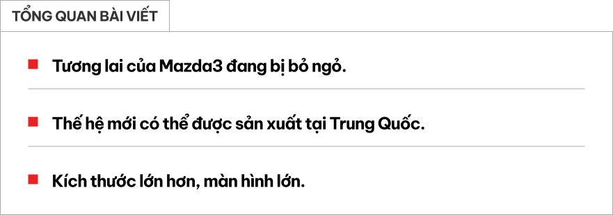 Mazda3 thế hệ mới với thiết kế pha trộn đặc trưng