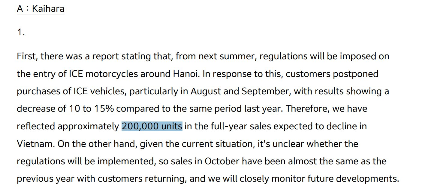 Ông Noriya Kaihara phát biểu về thị trường