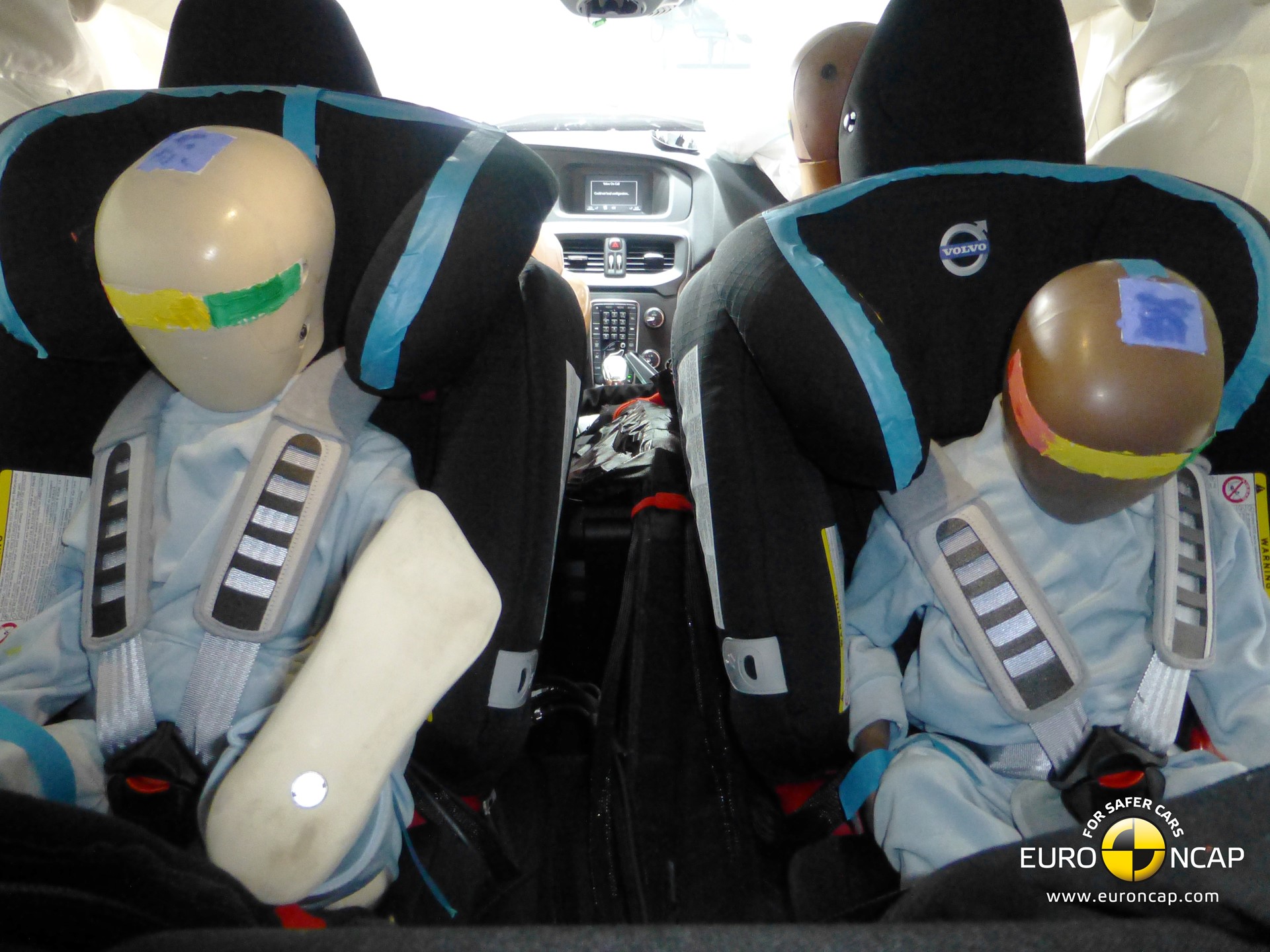 Thử nghiệm khả năng bảo vệ ghế an toàn cho trẻ em Thử nghiệm khả năng bảo vệ của xe với hành khách là trẻ em do Euro NCAP thực hiện