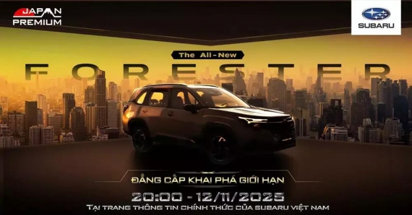 Thiết kế ngoại thất Subaru Forester 2026