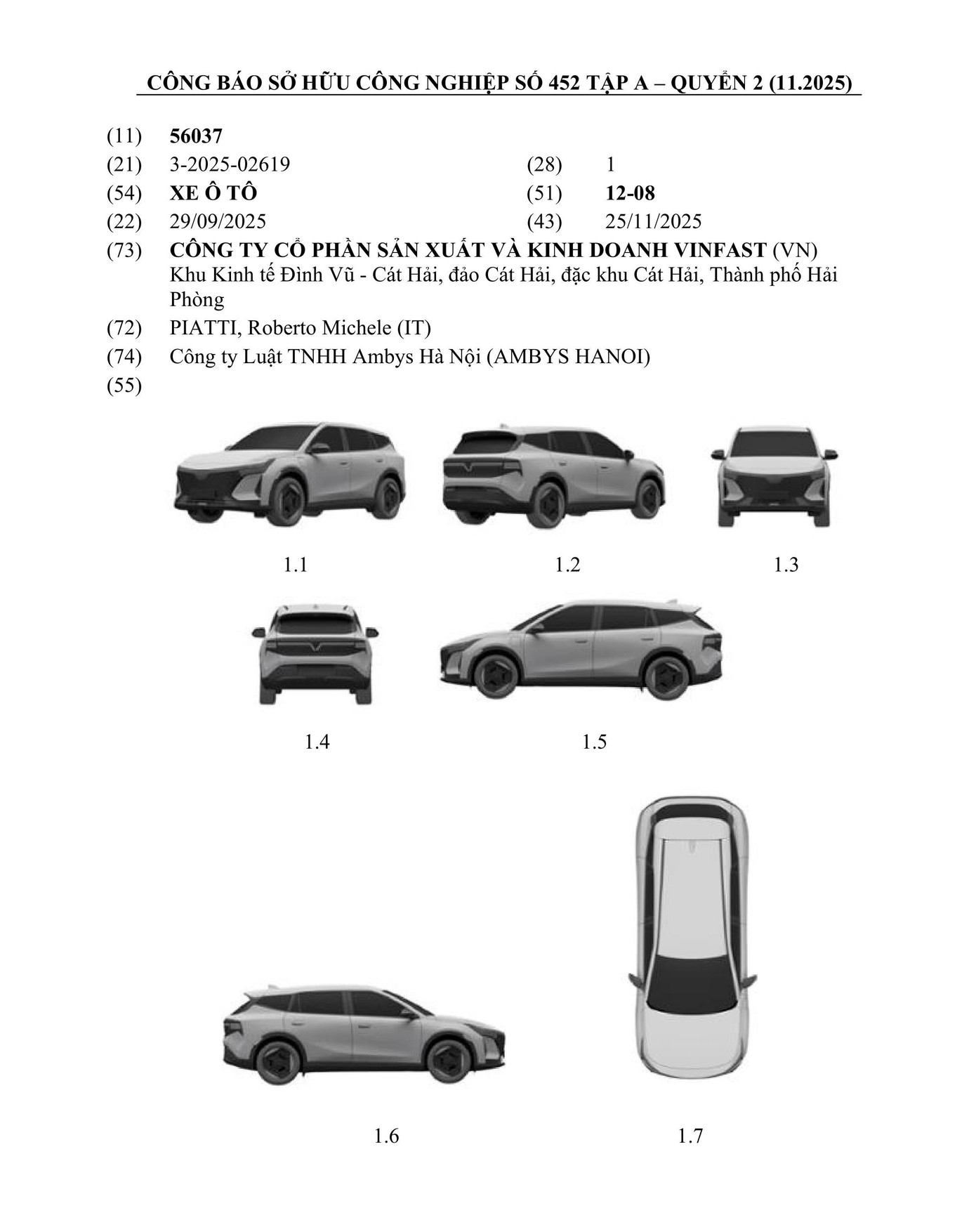 Thiết kế ba mẫu xe mới