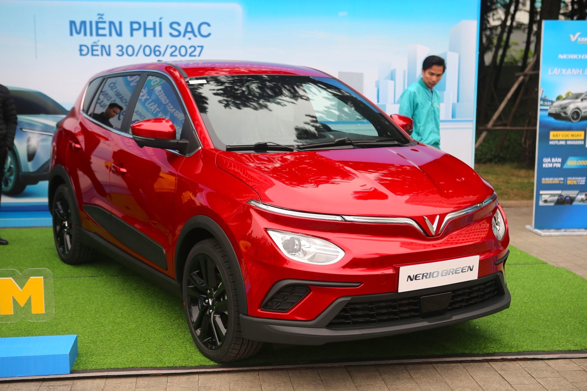 VinFast Nerio Green được phát triển từ mẫu VF e34 VinFast Nerio Green tinh chỉnh từ VF e34