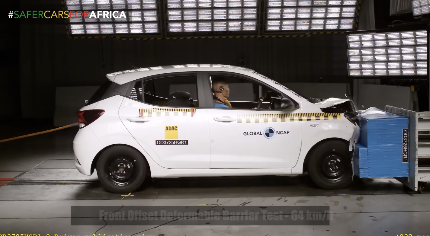 Sàn xe Hyundai Grand i10 sau thử nghiệm