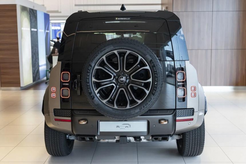 Defender OCTA 4 Hệ thống ống xả kép lộ thiên